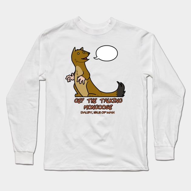 Compendium of Arcane Beasts and Critters - Gef the Talking Mongoose Long Sleeve T-Shirt by taShepard